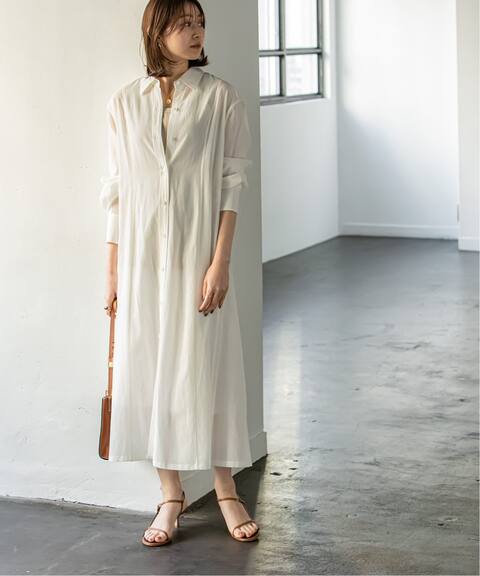 ソフトフレアシャツワンピース Noble ノーブル 公式のファッション通販 Baycrew S Store