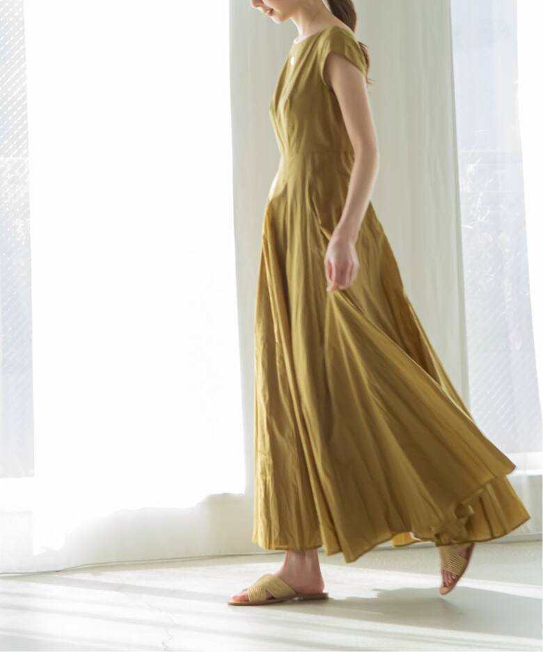 未使用 MARIHA Noble 月の夢のドレス カーキ オリーブ マキシワンピ  