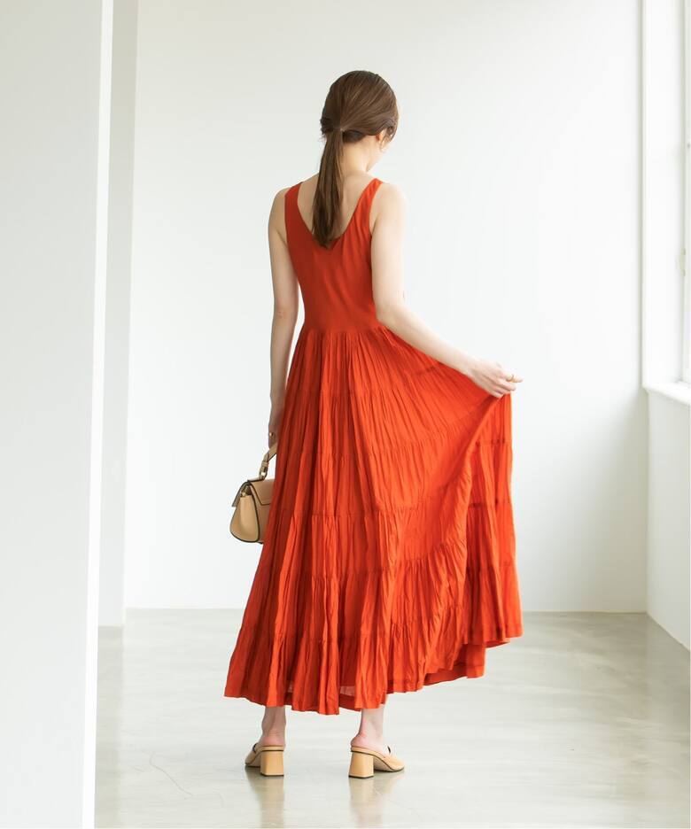 MARIHA(マリハ) 草原の虹ドレス ワンピース テラコッタ やばかっ Sサイズ 