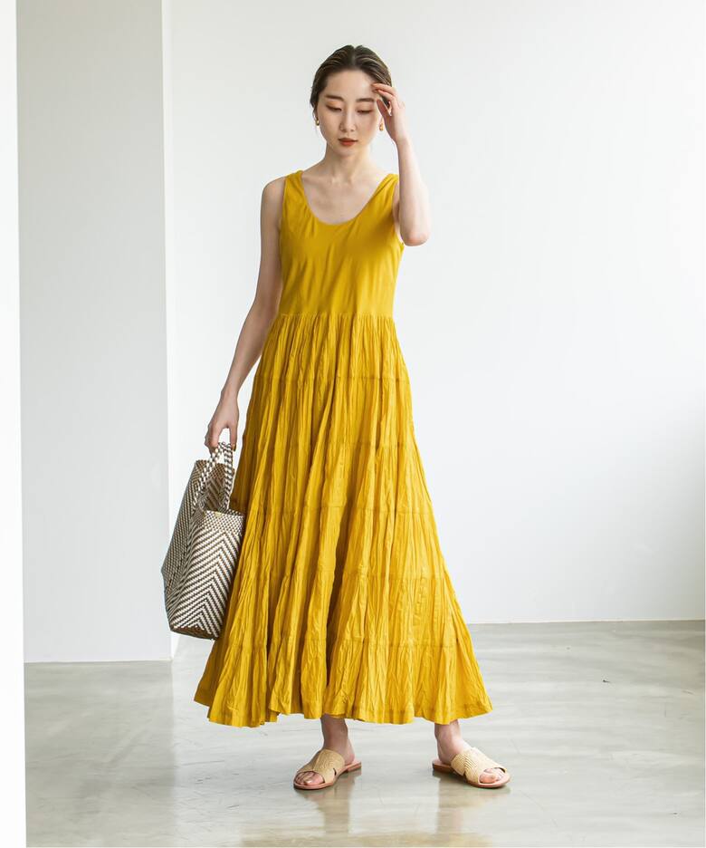 マリハ草原の虹のドレス｜半袖 