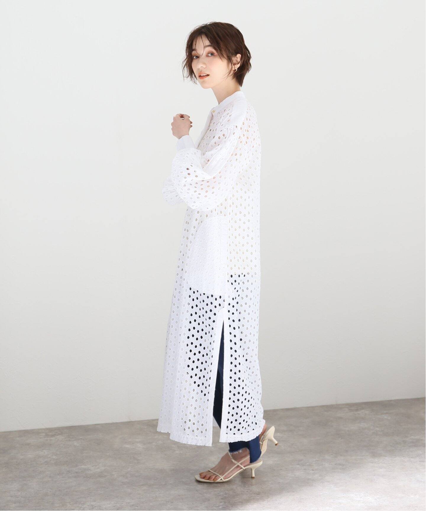 SARA MALLIKA】 COTTON CIRCLE HEMLA DRESS|NOBLE(ノーブル)公式の
