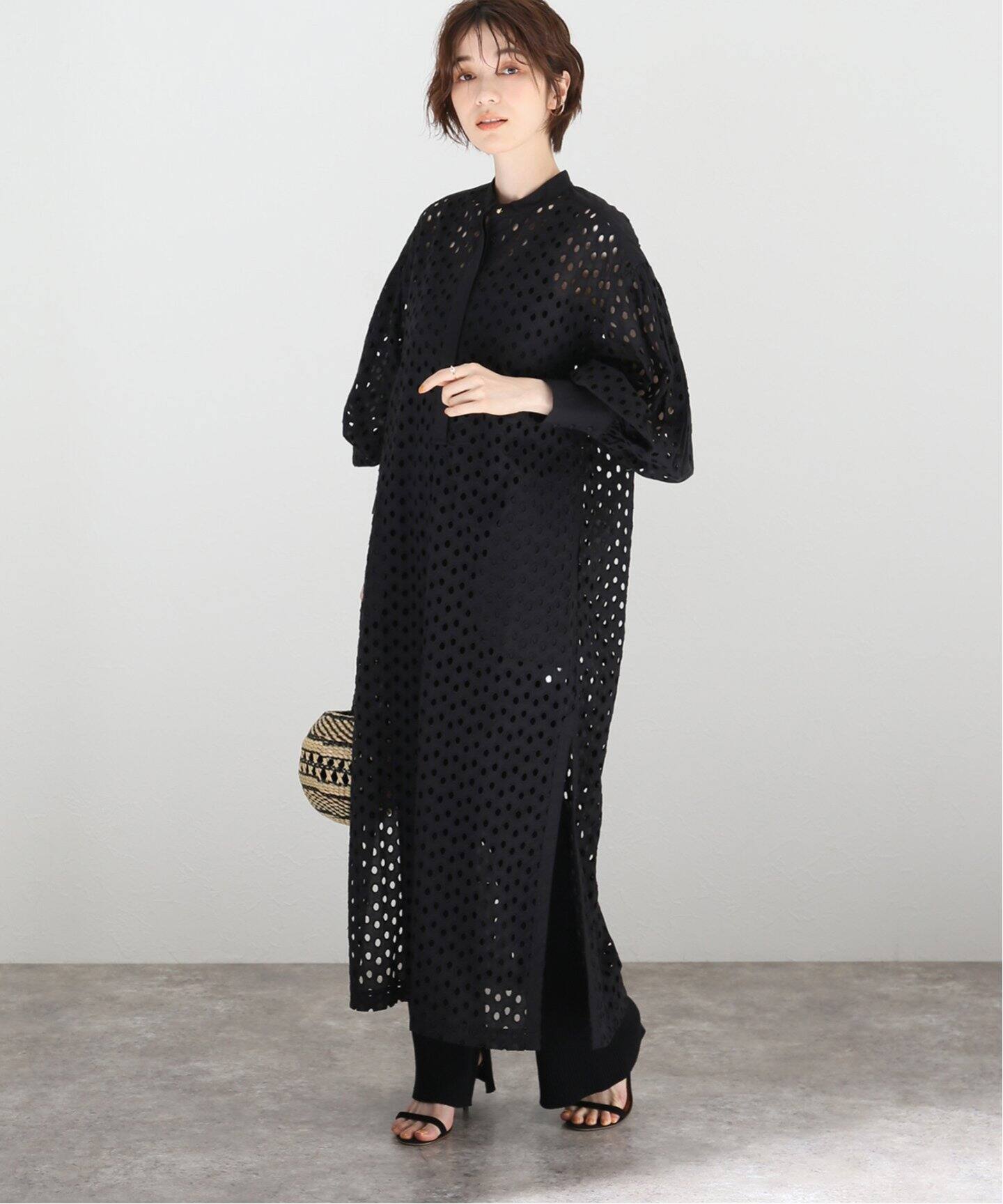 SARA MALLIKA】 COTTON CIRCLE HEMLA DRESS|NOBLE(ノーブル)公式の
