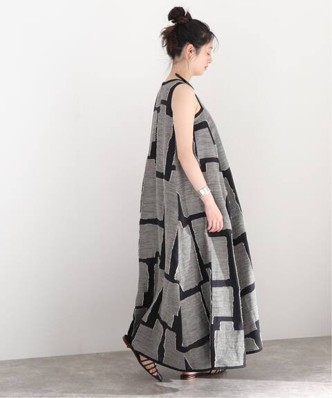 Inscrire アンスクリア Cut Jacquard Flare Dress ワンピース Journal Standard L Essage ジャーナルスタンダード レサージュ 公式のファッション通販 Baycrew S Store