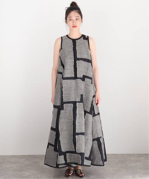 Inscrire アンスクリア Cut Jacquard Flare Dress ワンピース Journal Standard L Essage ジャーナルスタンダード レサージュ 公式のファッション通販 Baycrew S Store