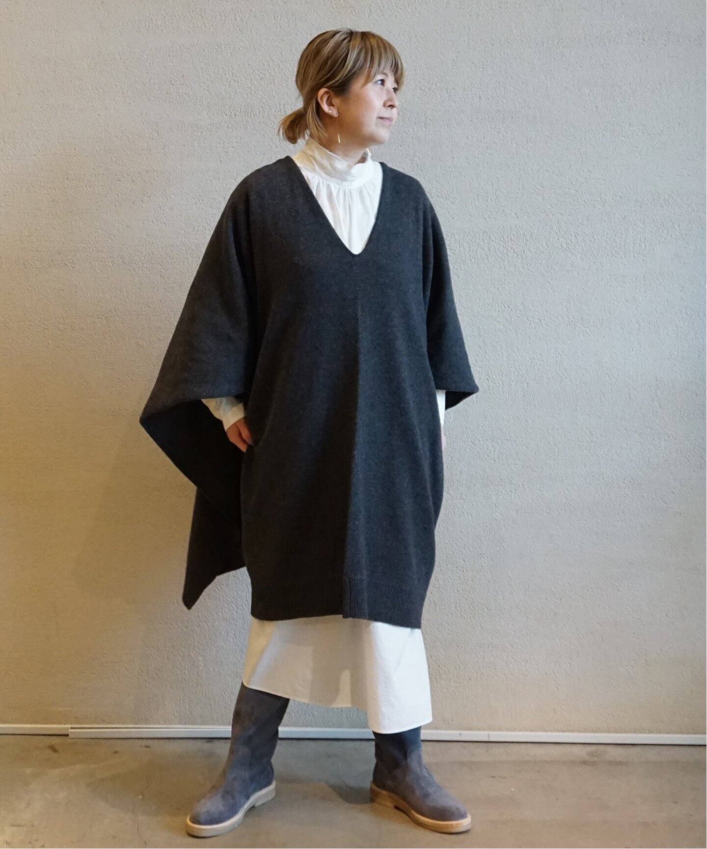 ブロードワッシャー ハイネックパフワンピース（ワンピース）｜journal 