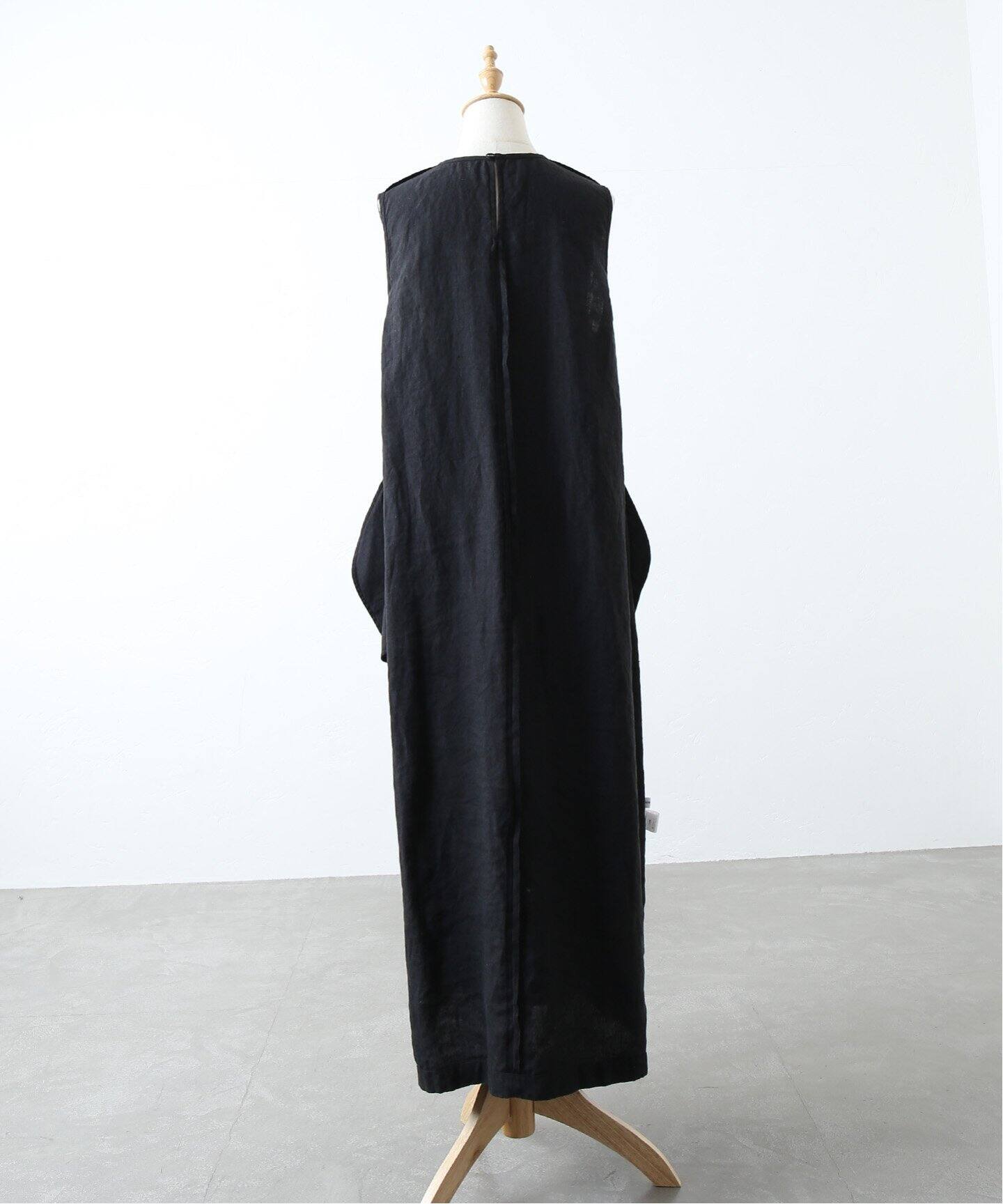 リネンキャンバスノースリーブワンピース（ワンピース）｜journal  