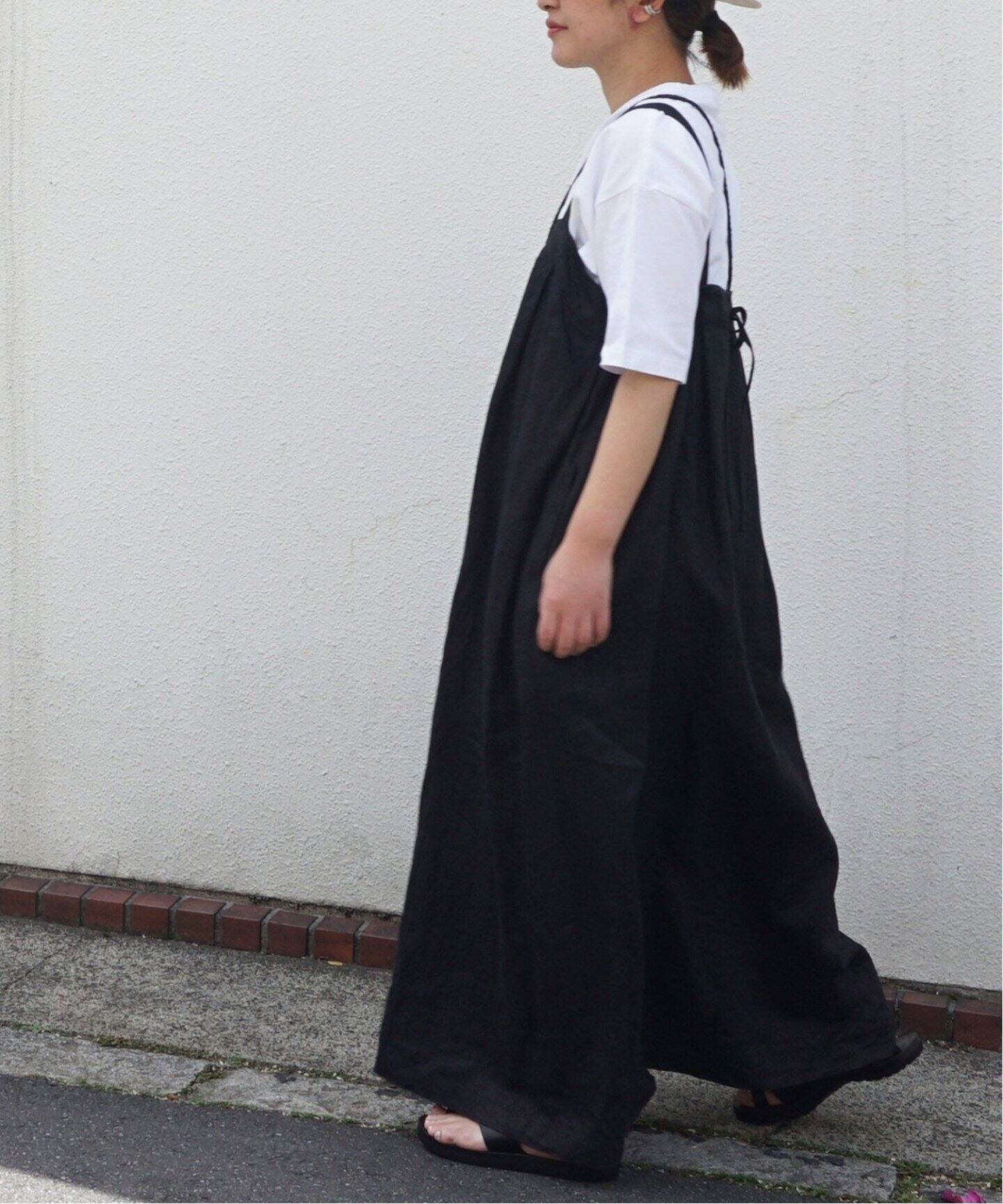 リネンチノワッシャー ベアワンピース（ワンピース）｜journal 