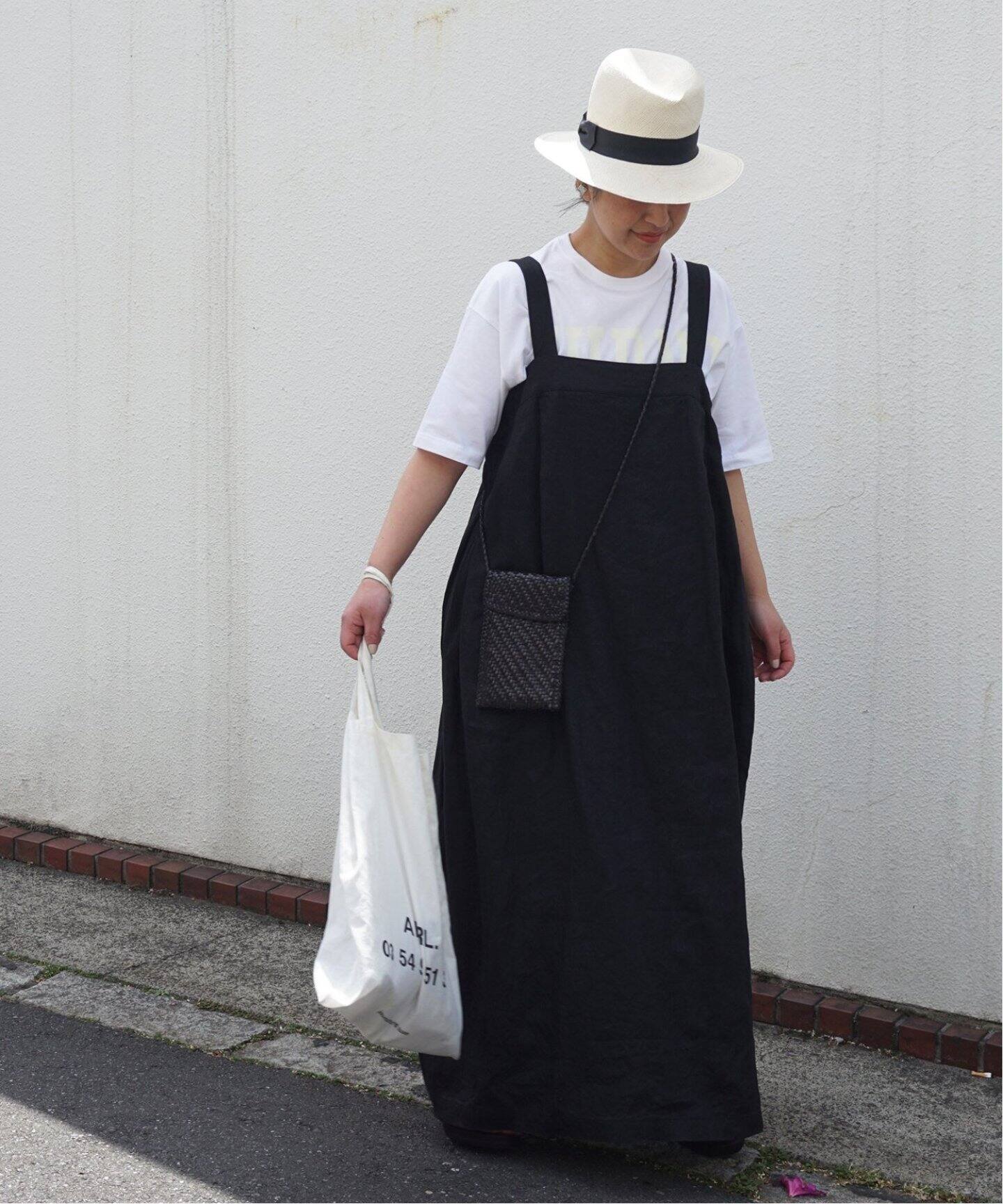 リネンチノワッシャー ベアワンピース（ワンピース）｜journal 