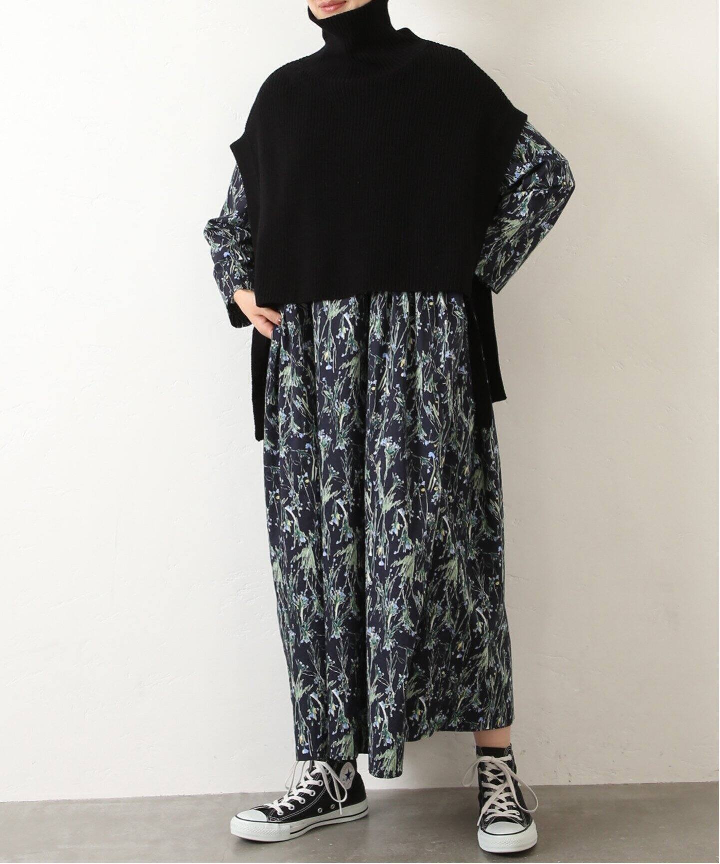 フラワーローン ギャザーワンピース（ワンピース）｜journal standard  