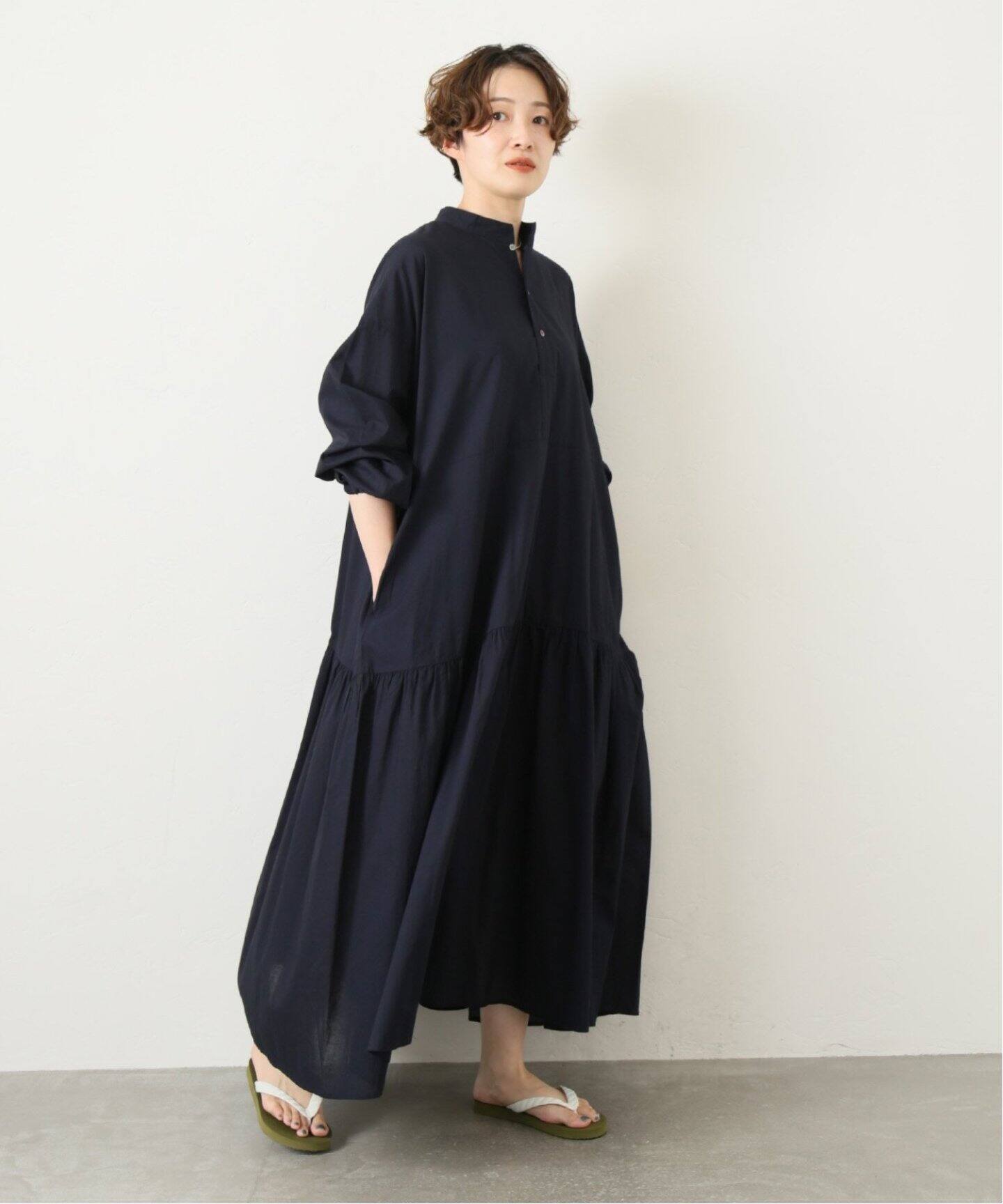 追加》キャンブリック ティアードワンピース（ワンピース  