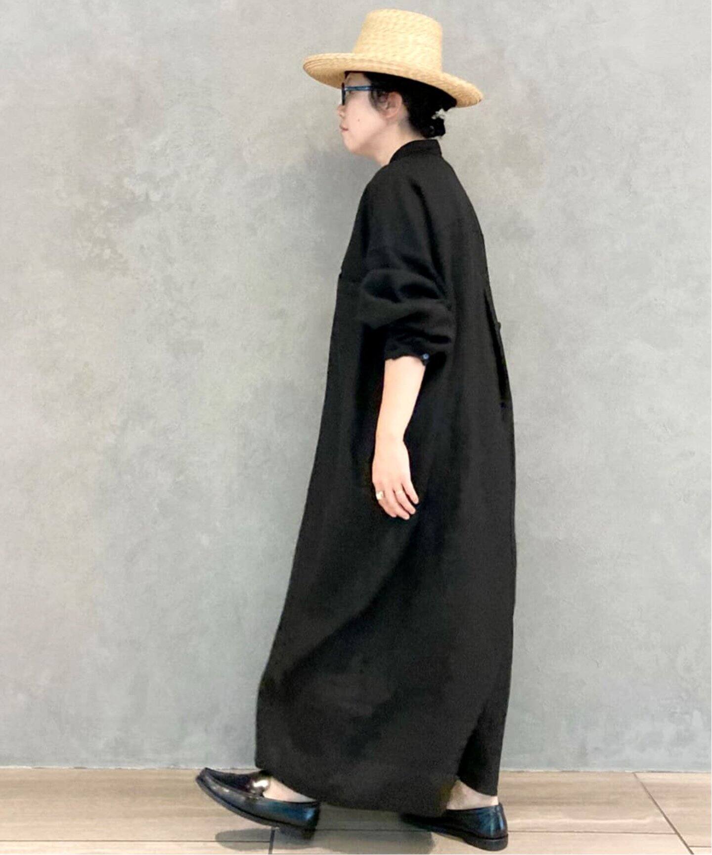 リネンワッシャー Big-シャツワンピース（ワンピース）｜journal 