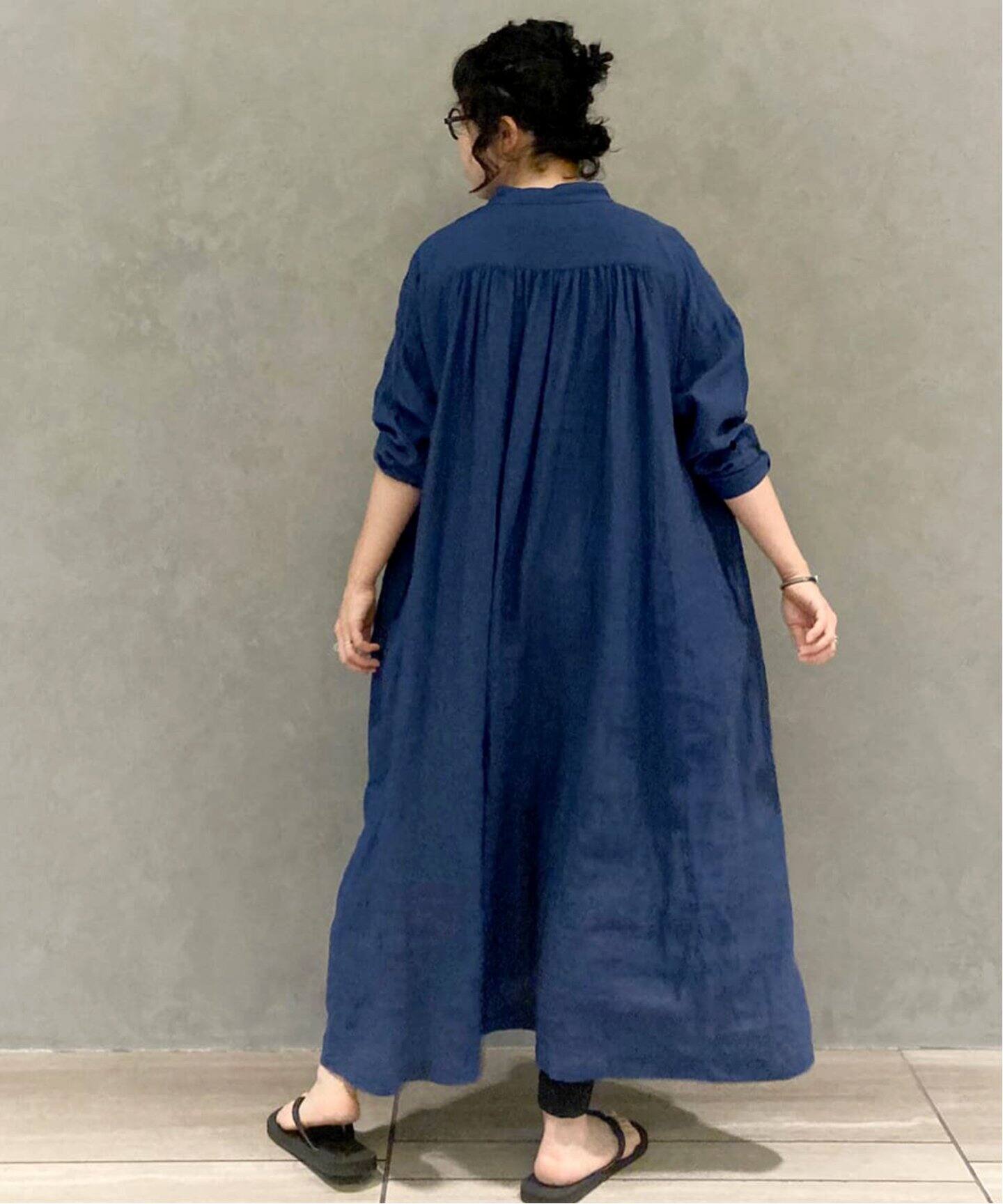 リネンキーネックワンピース（ワンピース）｜journal standard luxe  