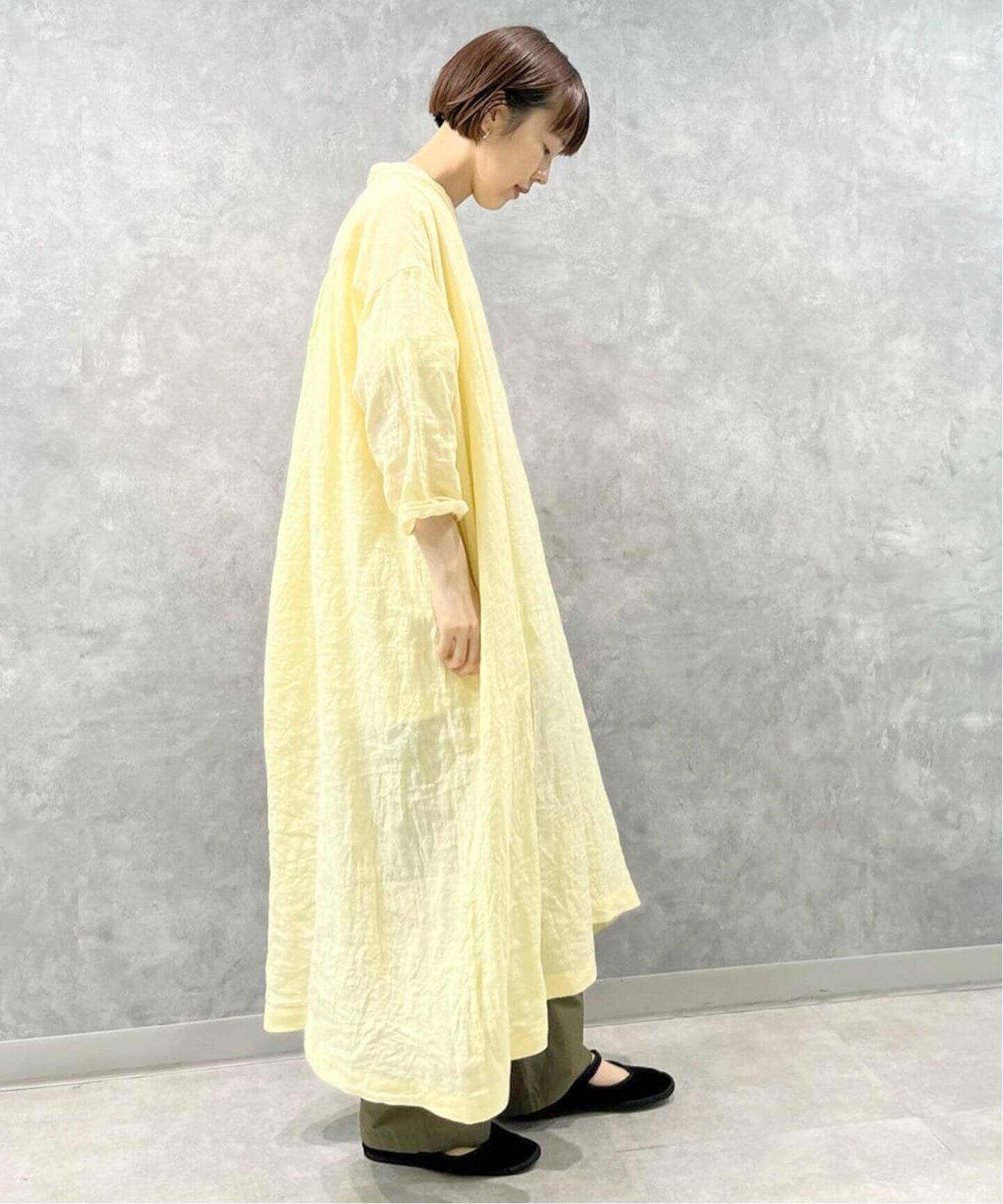 リネンキーネックワンピース（ワンピース）｜journal standard luxe 