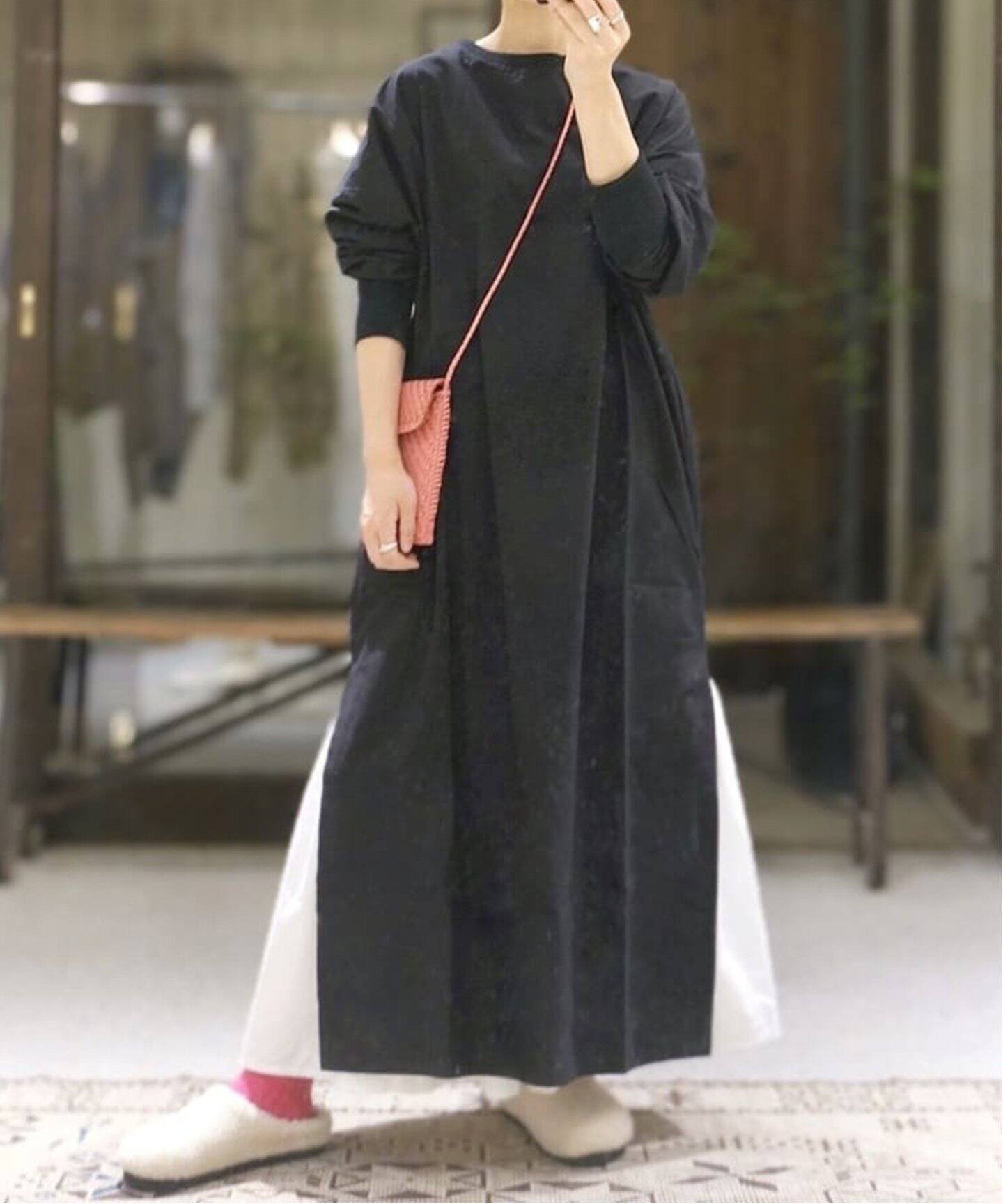 クルーネックスリットワンピース（ワンピース）｜journal standard  