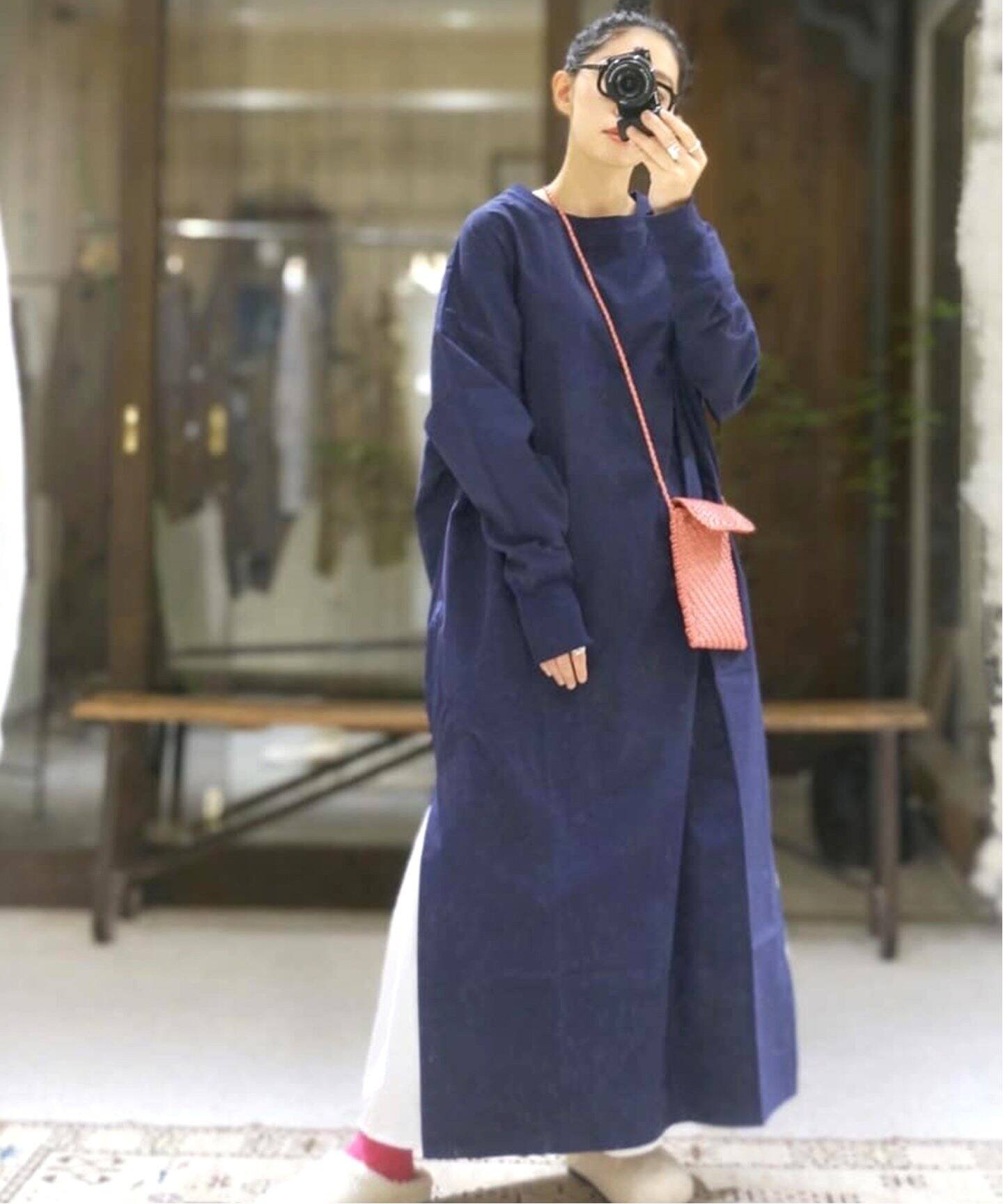 クルーネックスリットワンピース（ワンピース）｜journal standard  