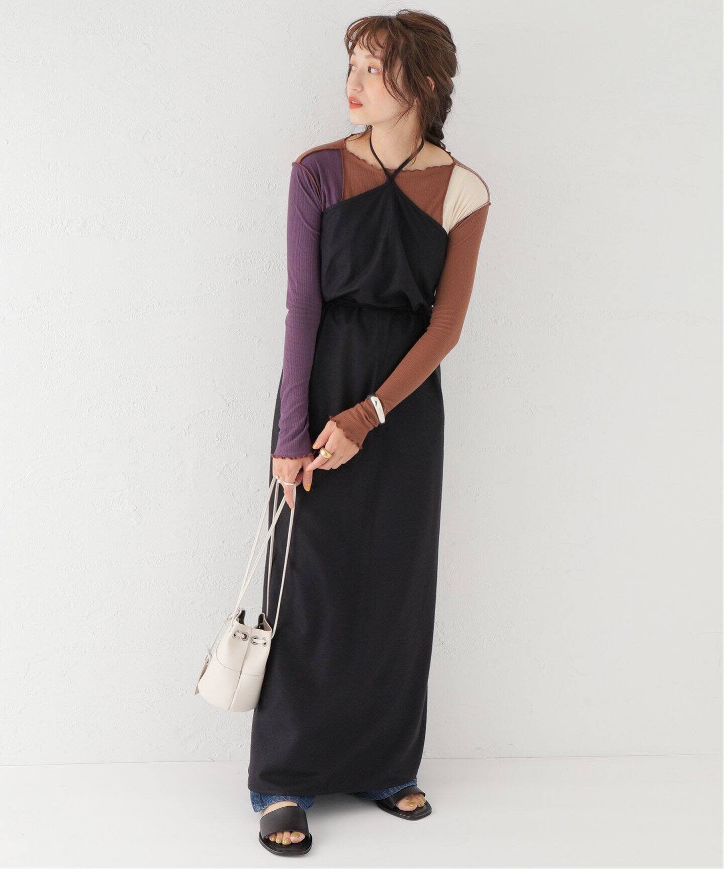 BASERANGE/ベースレンジ】 LIGO DRESS：ワンピース（ワンピース 