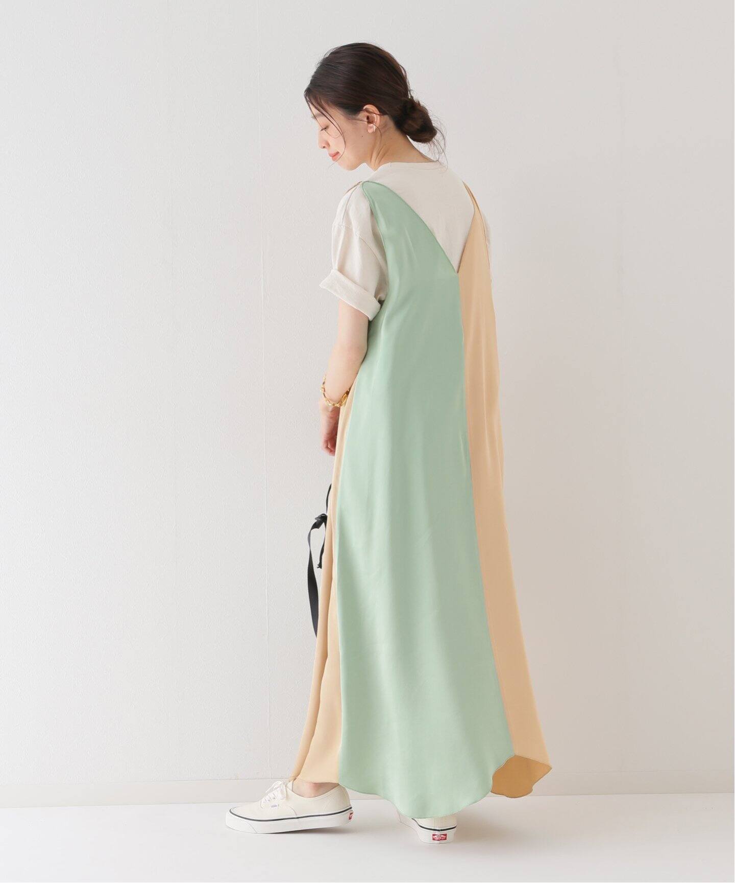 BASERANGE/ベースレンジ】MAIN CROSSE DRESS：ワンピース（ワンピース 
