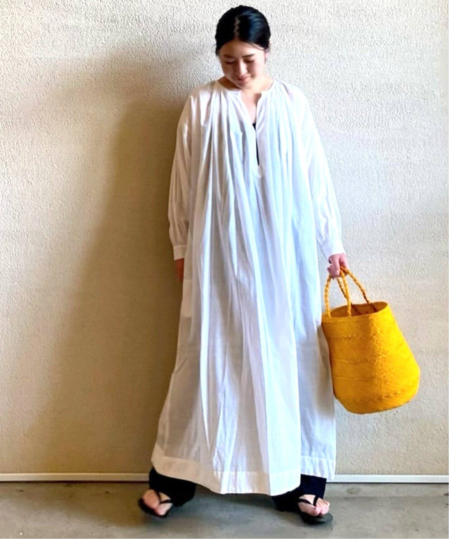 Khadi ＆ Co/カディ&コー】WIDE PULL DRESS-CARDIZ PLUS 