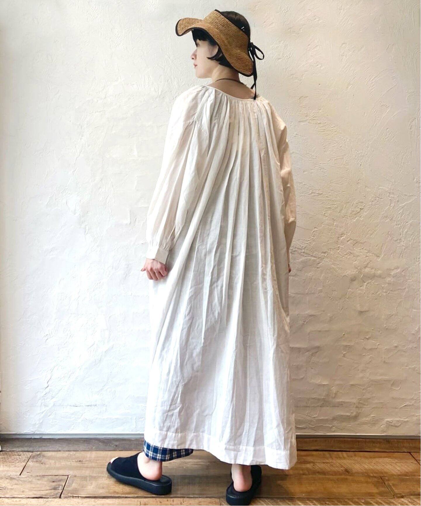 Khadi ＆ Co/カディ&コー】WIDE PULL DRESS-CARDIZ PLUS 