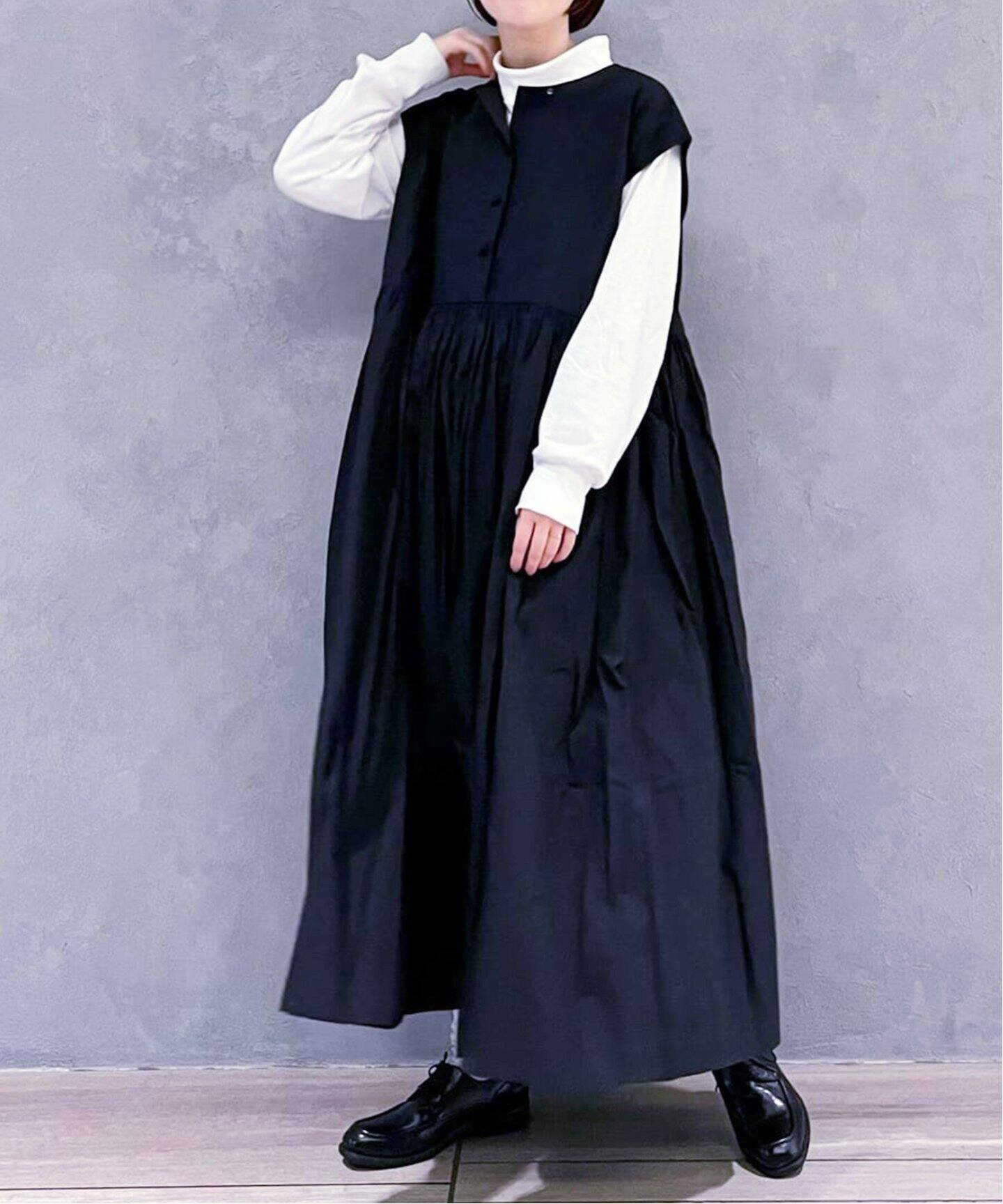 Khadi ＆ Co/カディ&コー】 GATHERED DRESS-ARIA（ワンピース 