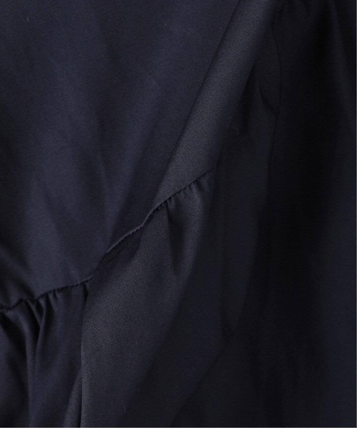 TOUJOURS / トゥジュー】 COTTON POPLIN TIERED SHIRT DRES 