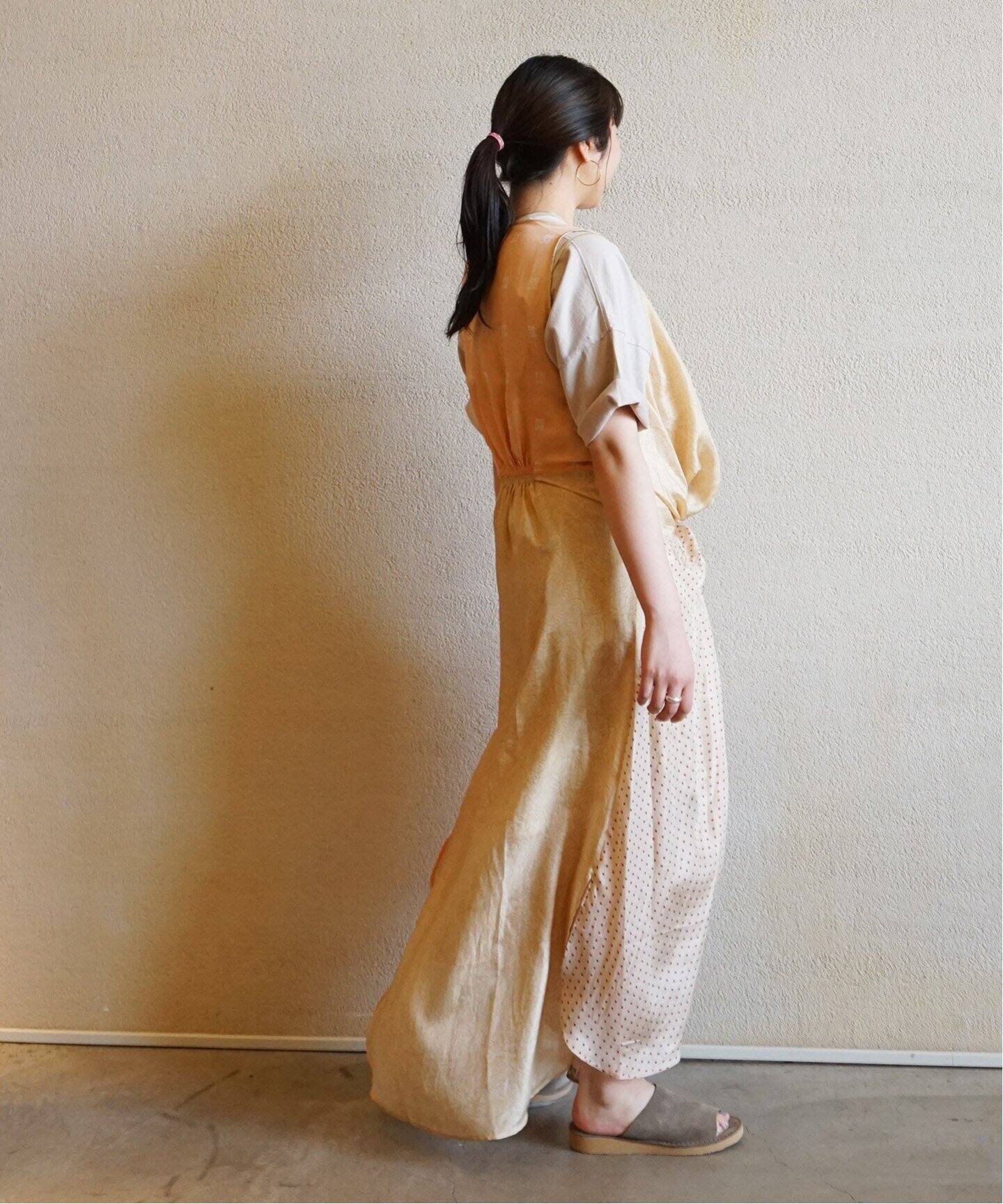 MES DEMOISELLES / メドモアゼル】PATCH SLEEVELESS DRESS（ワンピース 