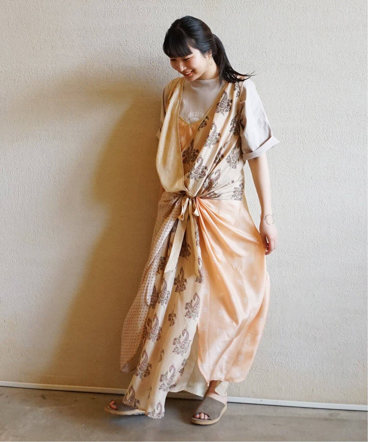 MES DEMOISELLES / メドモアゼル】PATCH SLEEVELESS DRESS（ワンピース 