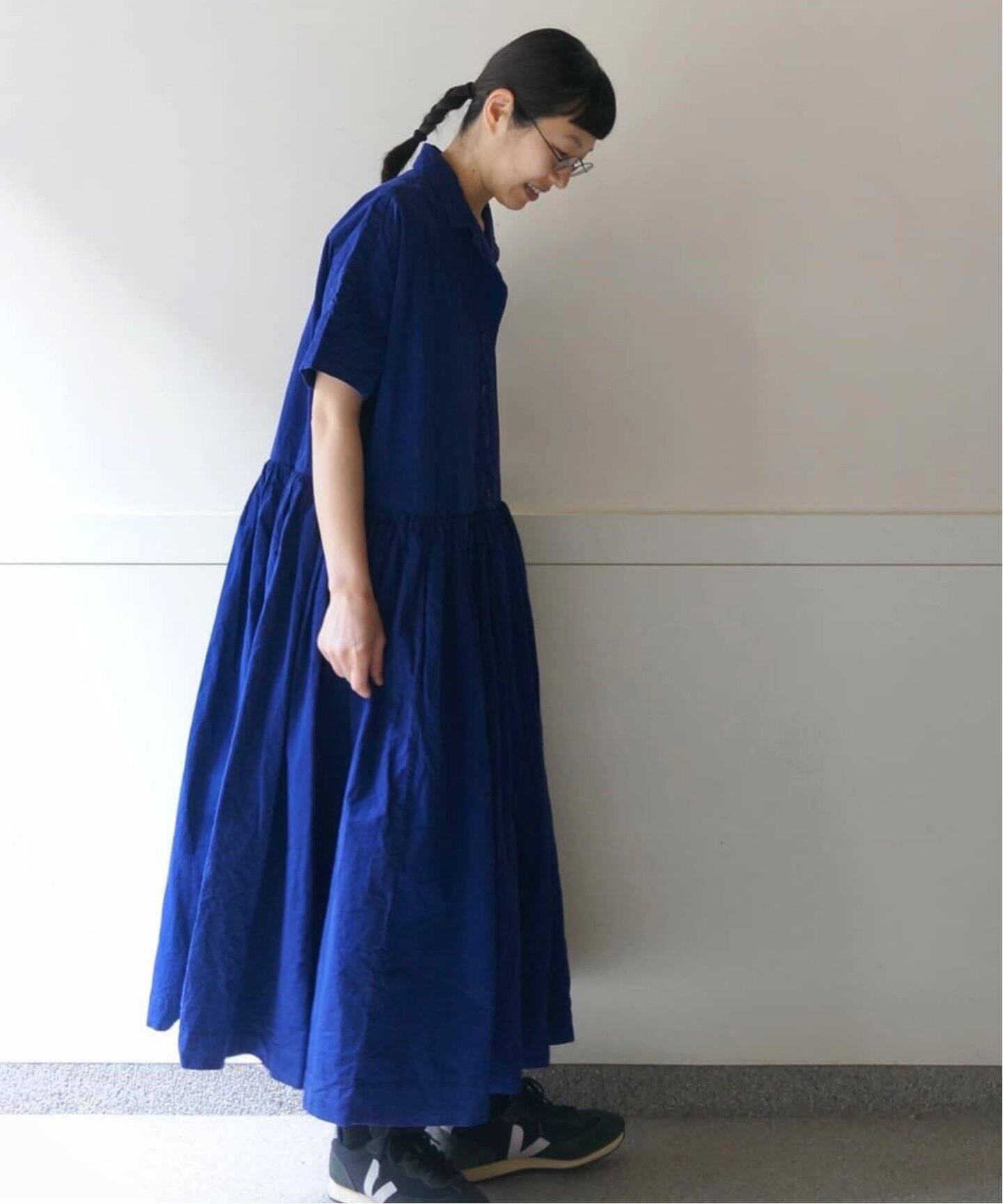 CASEY CASEY / ケイシー・ケイシー】 OPEN COLLAR DRESS（ワンピース 