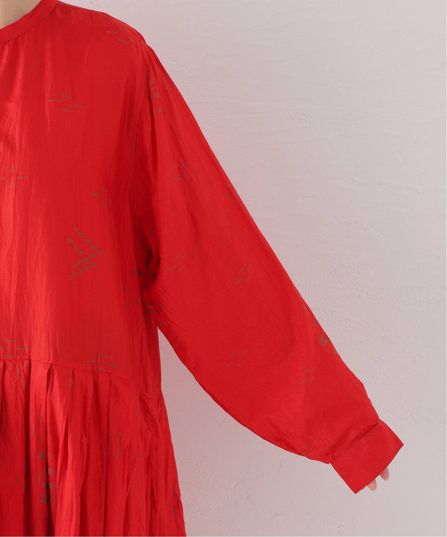 INJIRI/インジリ】 BUTTON GATHERED DRESS（ワンピース）｜journal 
