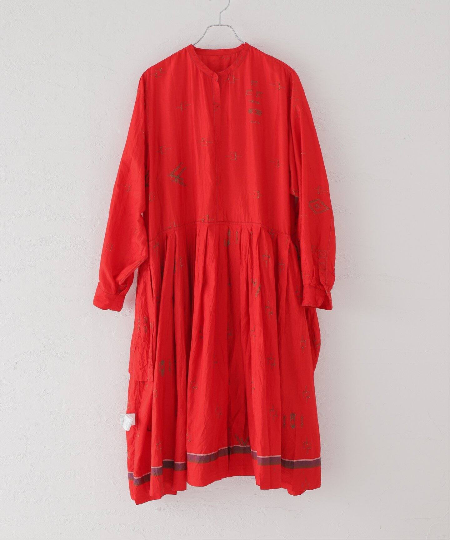 INJIRI/インジリ】 BUTTON GATHERED DRESS（ワンピース）｜journal 