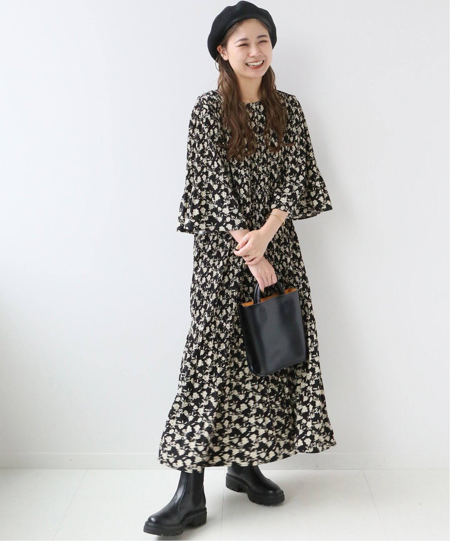 マジョリカプリーツフラワーワンピース（ワンピース）｜JOURNAL  