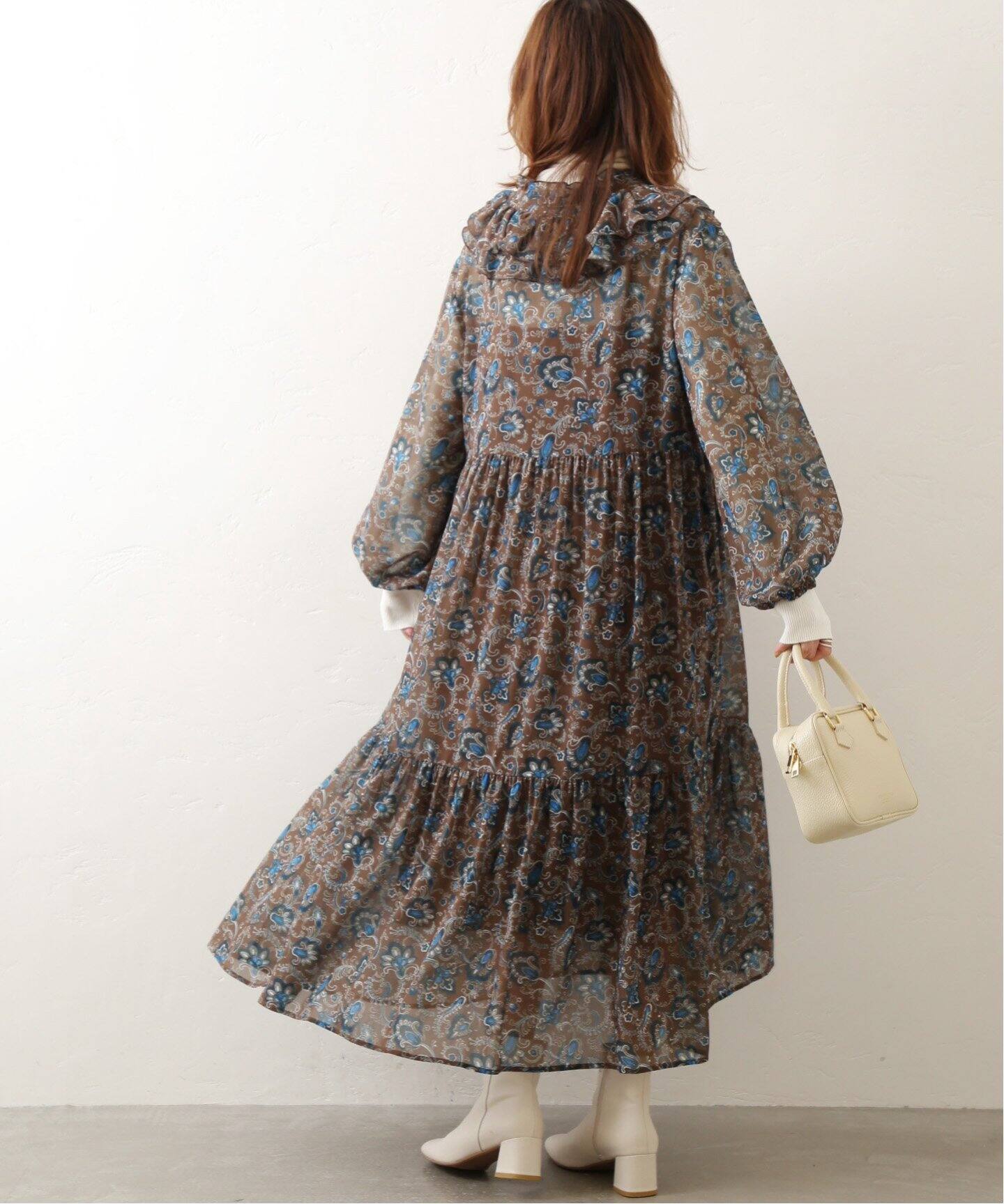 ペイズリープリントラッフルワンピース|JOURNAL STANDARD relume ...