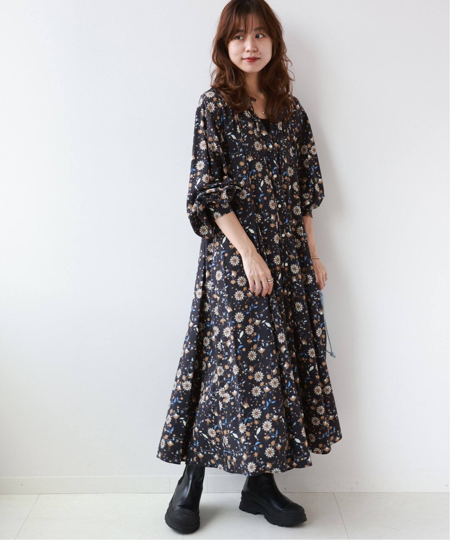 アーティフラワープリントワンピース（ワンピース）｜JOURNAL STANDARD  