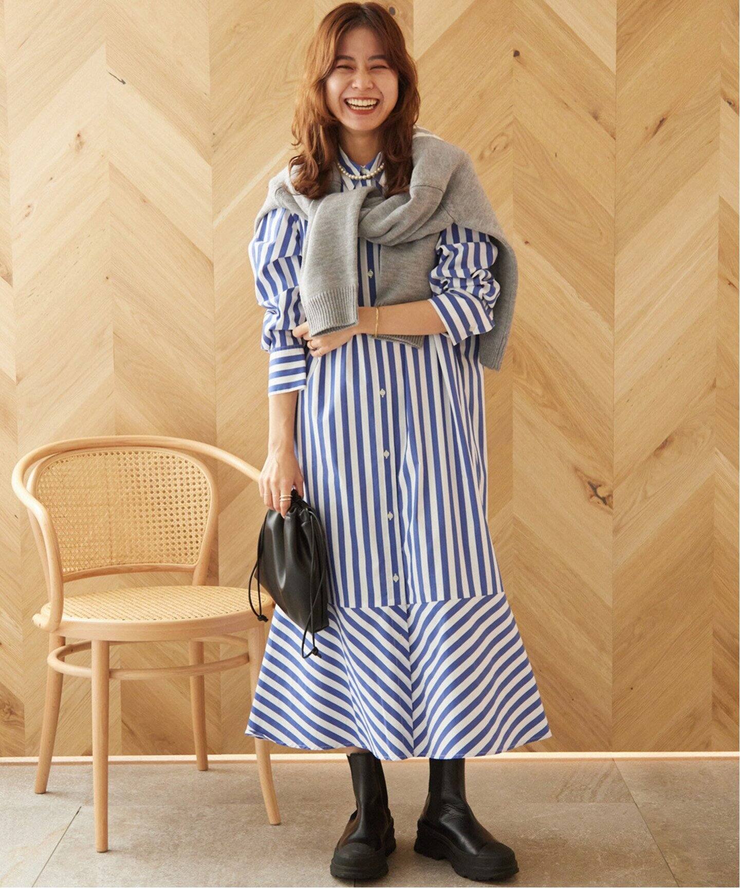 ビッグストライプシャツワンピース Journal Standard Relume ジャーナルスタンダード レリューム 公式のファッション通販 Baycrew S Store