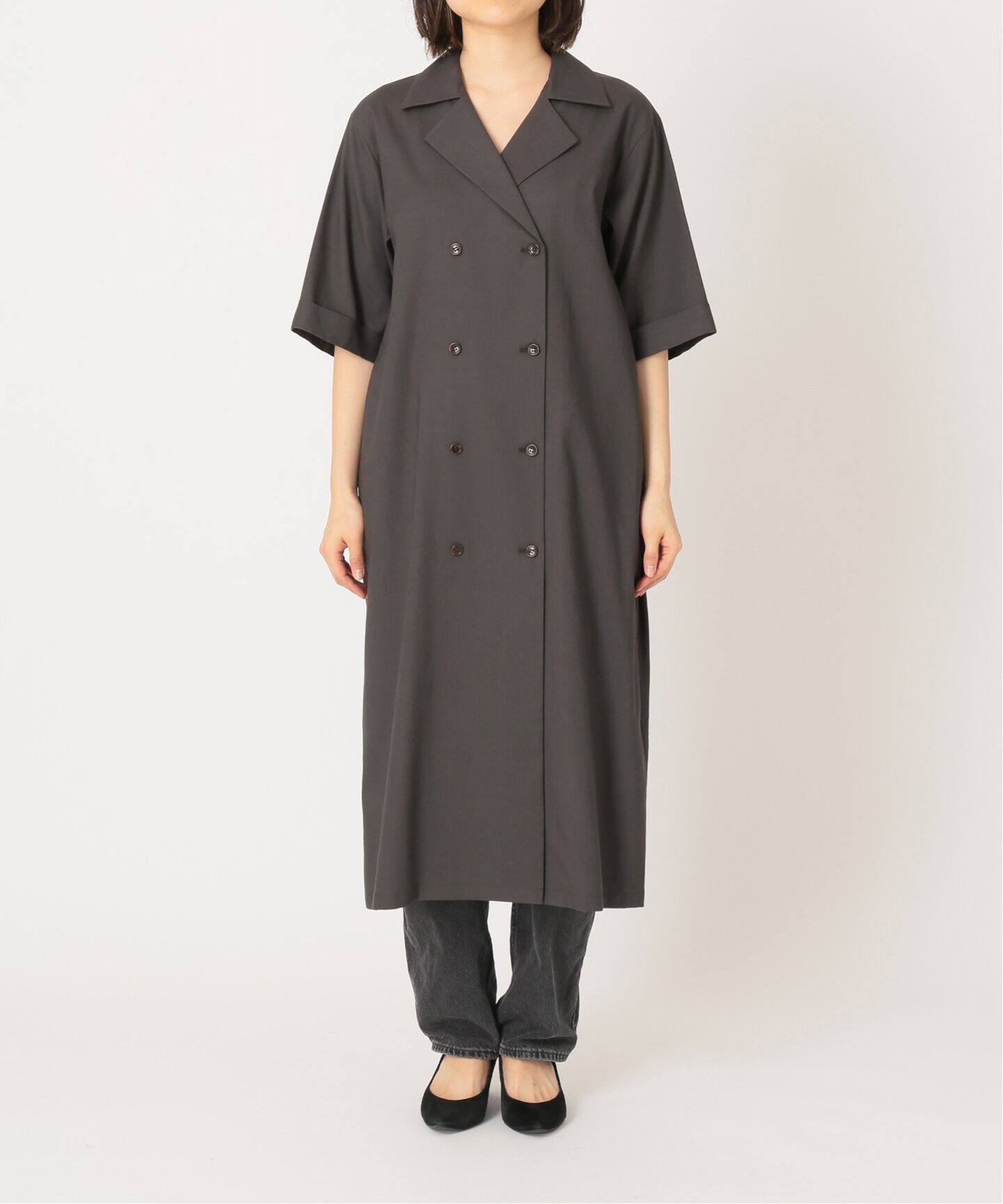 リヨセルリネンダブルフロントワンピース◇（ワンピース）｜JOURNAL  