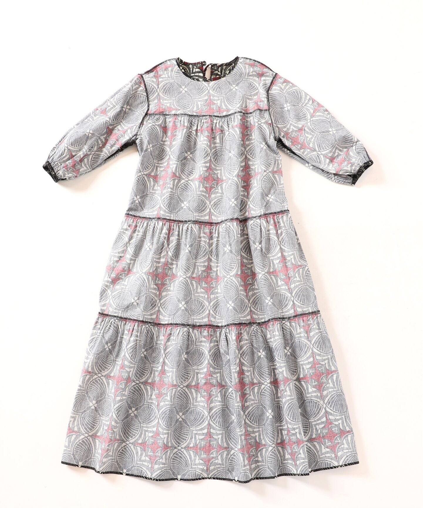 アフリカンプリントティアードワンピース（ワンピース）｜JOURNAL  