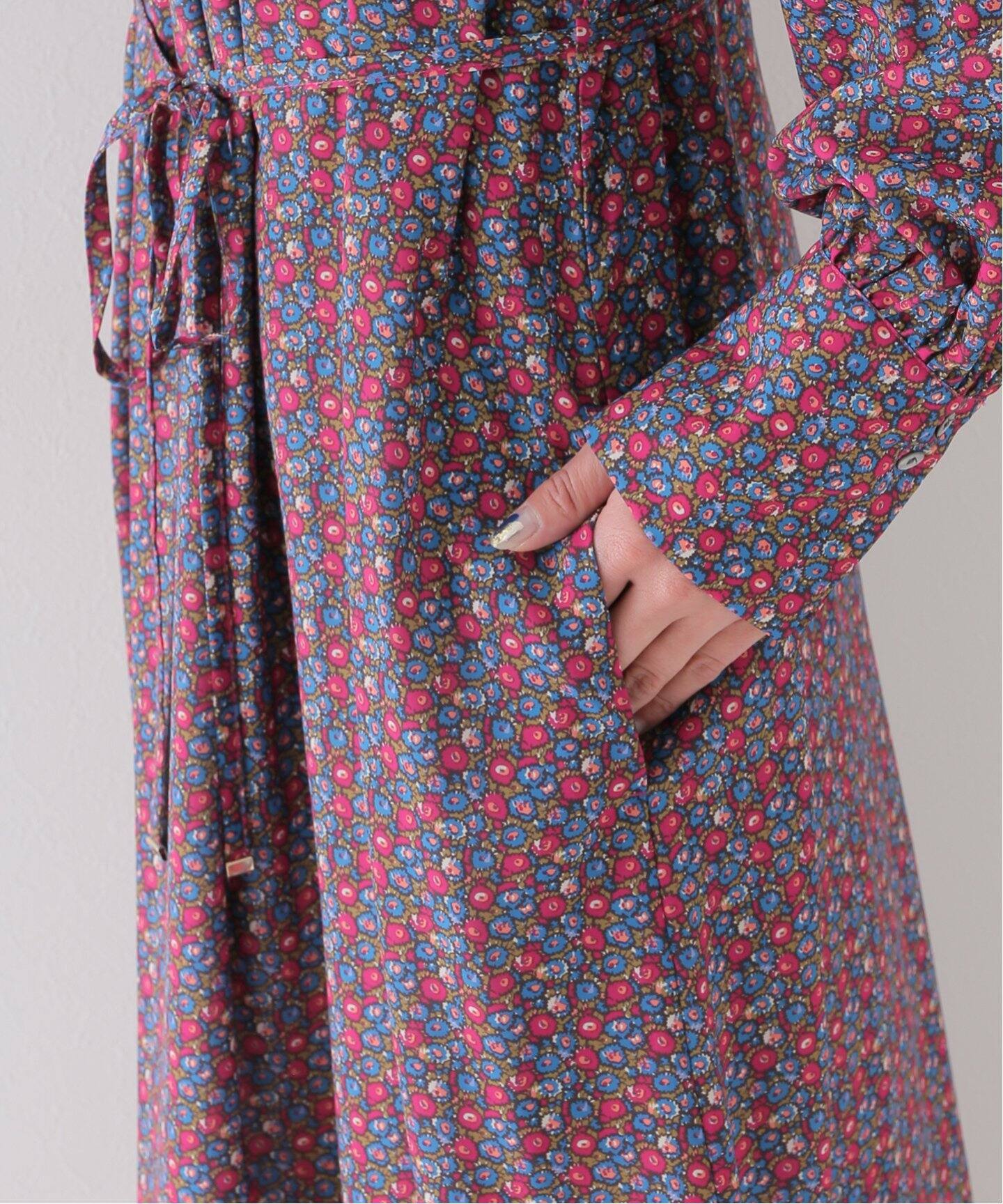 お花某様確認用 スモックワンピース キッズ服(100cm~)｜ワンピース 