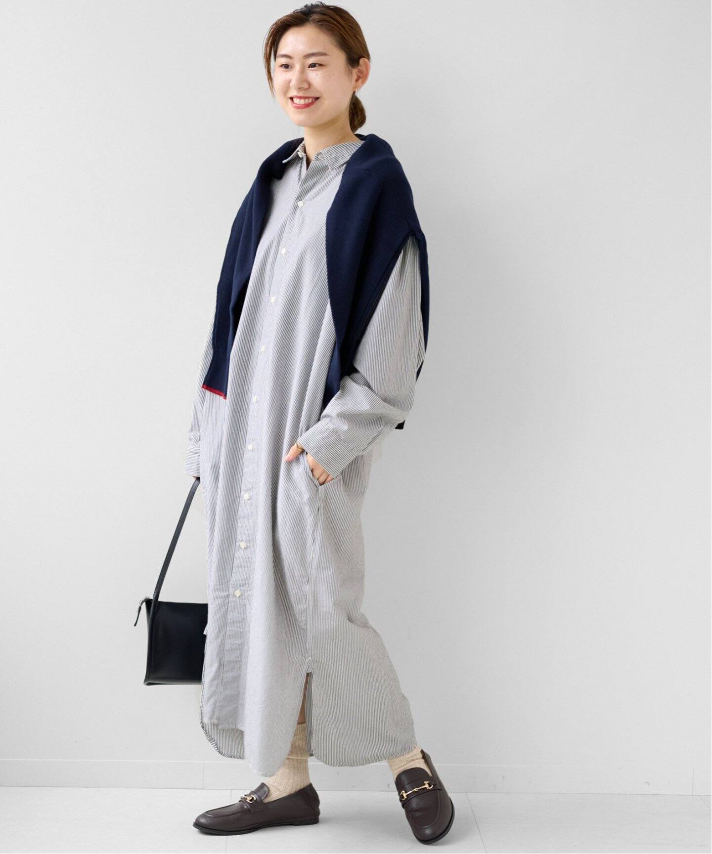 ARMEN/アーメン】REGULAR COLLAR MAXI OP：別注ワンピース（ワンピース  