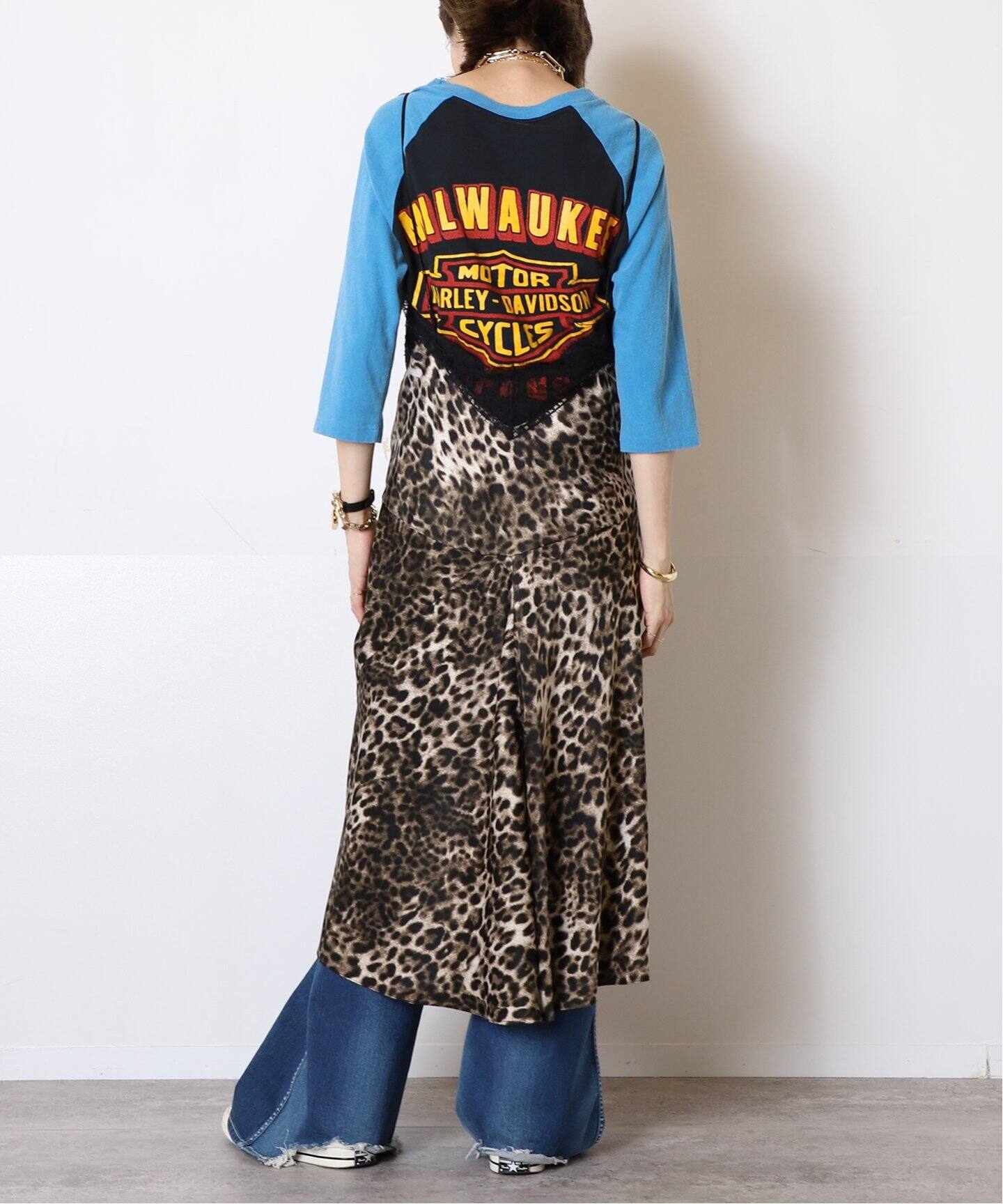 MUSEdeDeuxiemeClasse LEOPARD LACE キャミドレス