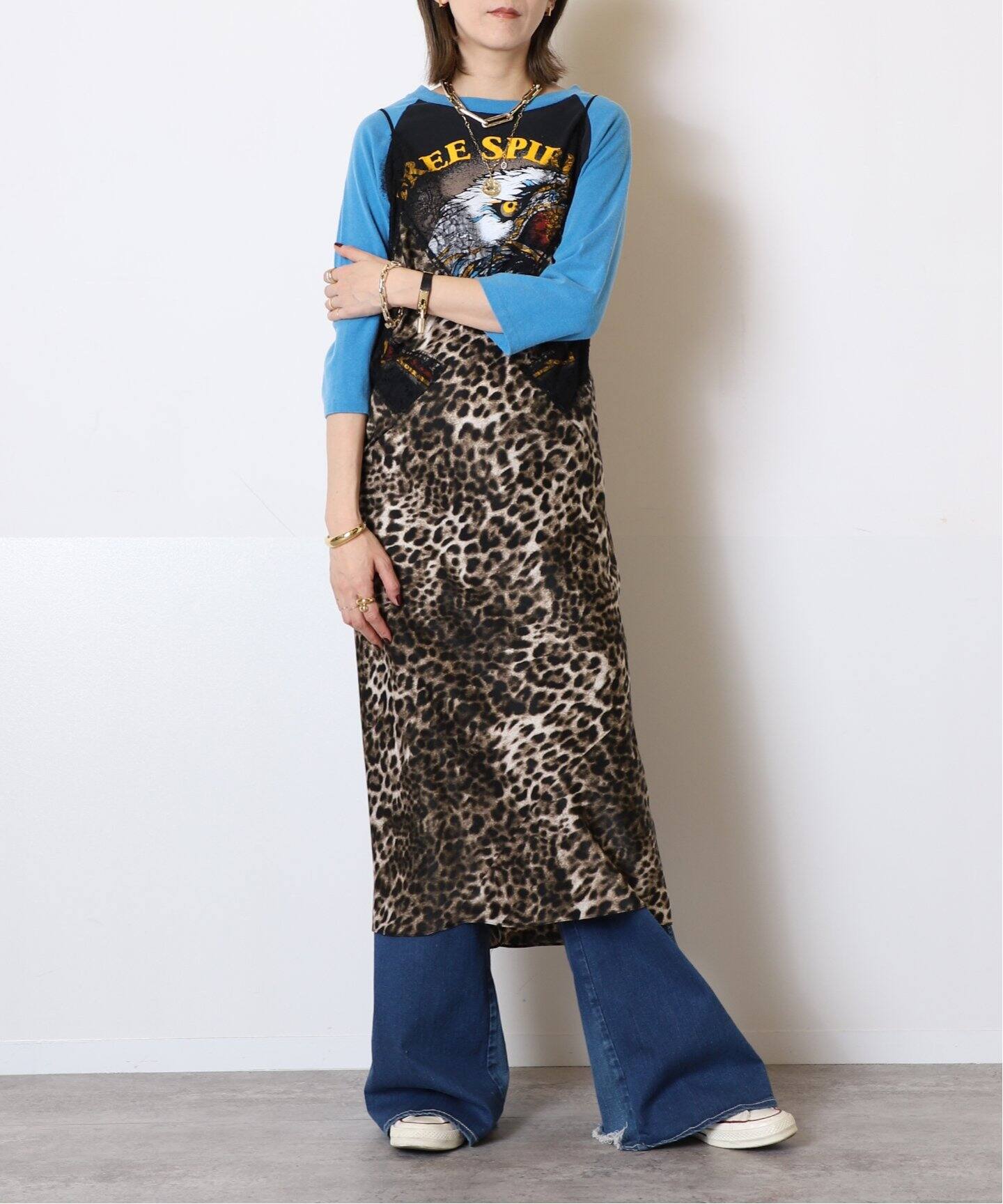 LEOPARD LACE キャミ ドレス（ドレス）｜MUSE de Deuxieme Classe 