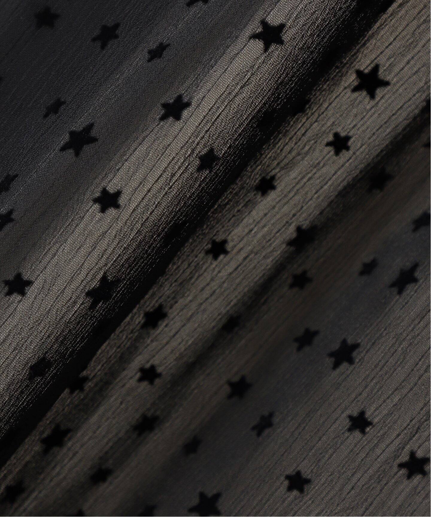 星柄フロッキー 2Wayラッフルワンピース（ワンピース）｜L 