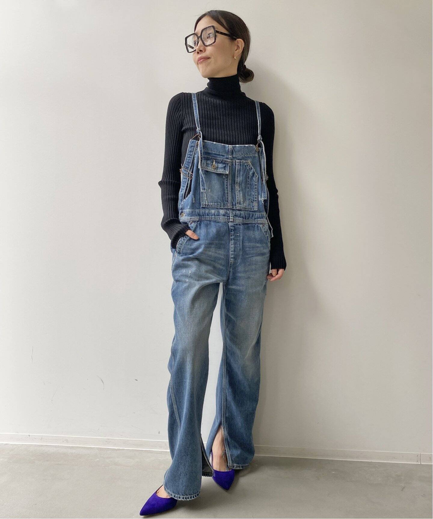 Denim over all（サロペット／オーバーオール）｜L
