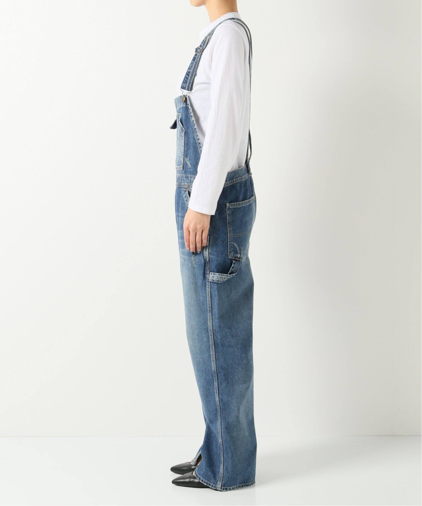 Denim over all（サロペット／オーバーオール）｜L