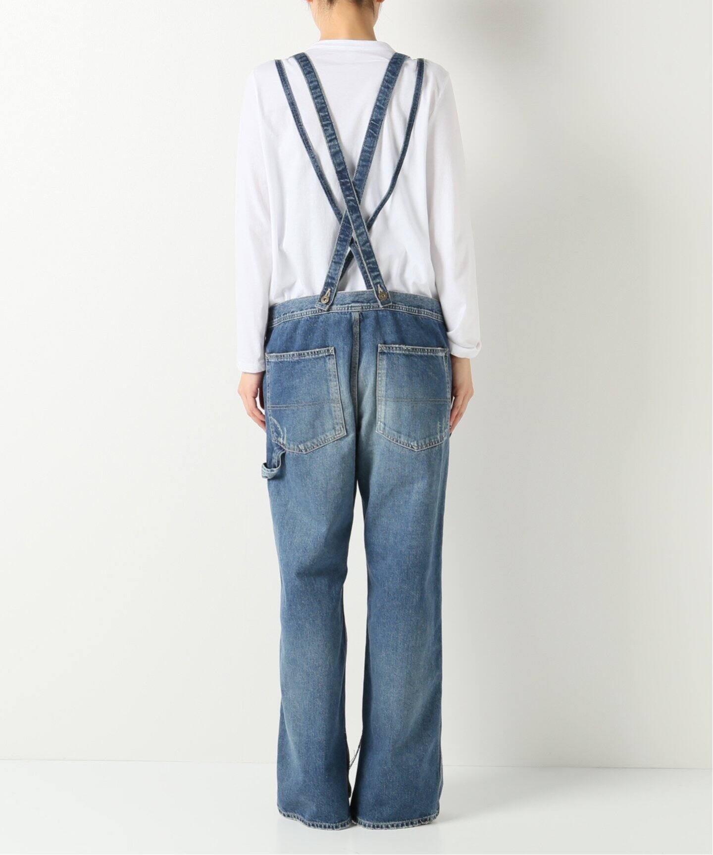 Denim over all（サロペット／オーバーオール）｜L