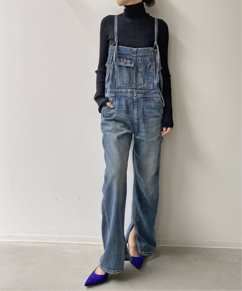Denim over all（サロペット／オーバーオール）｜L