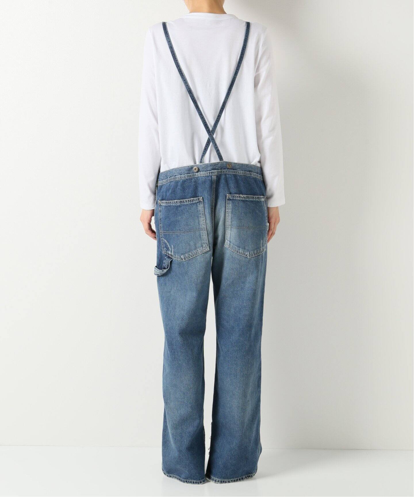 Denim over all（サロペット／オーバーオール）｜L