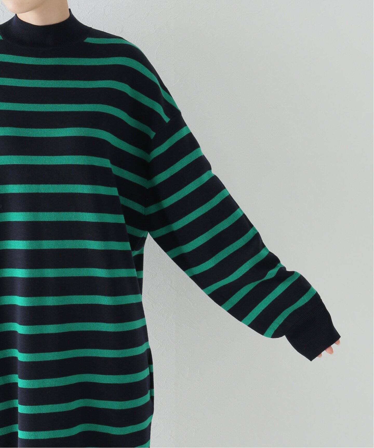Border Knit Onepiece（ワンピース）｜L