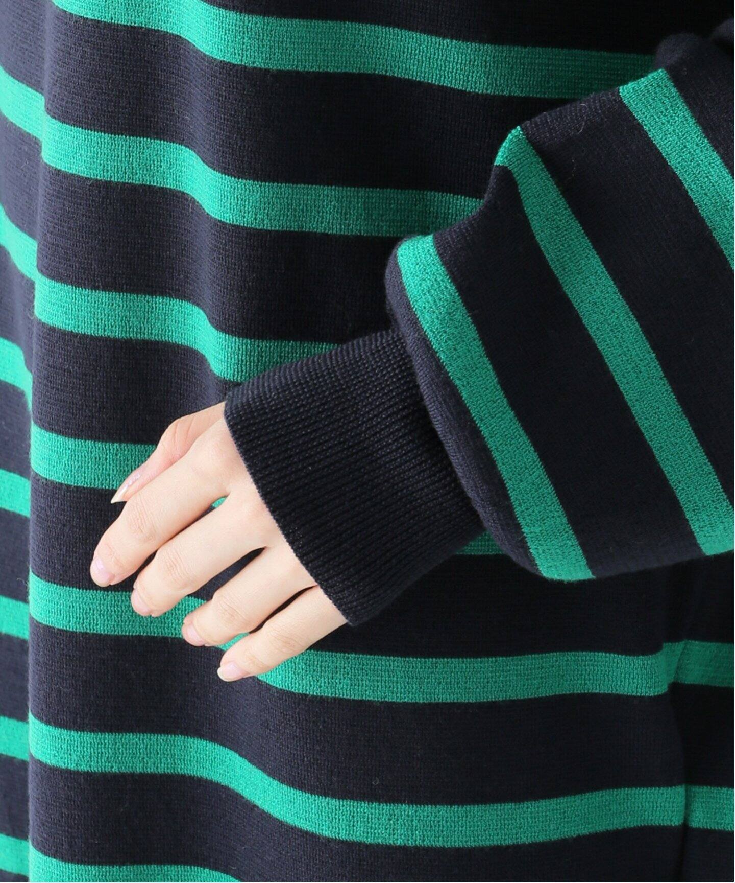 Border Knit Onepiece（ワンピース）｜L 