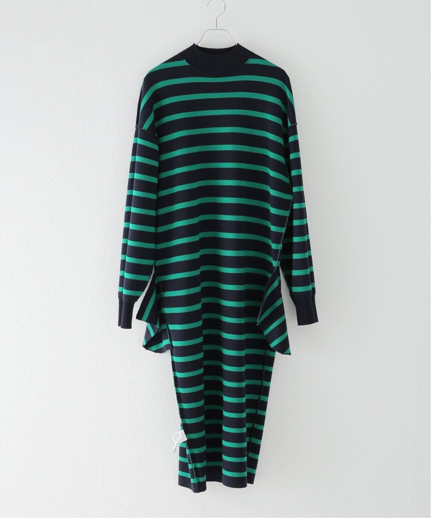 Border Knit Onepiece（ワンピース）｜L 