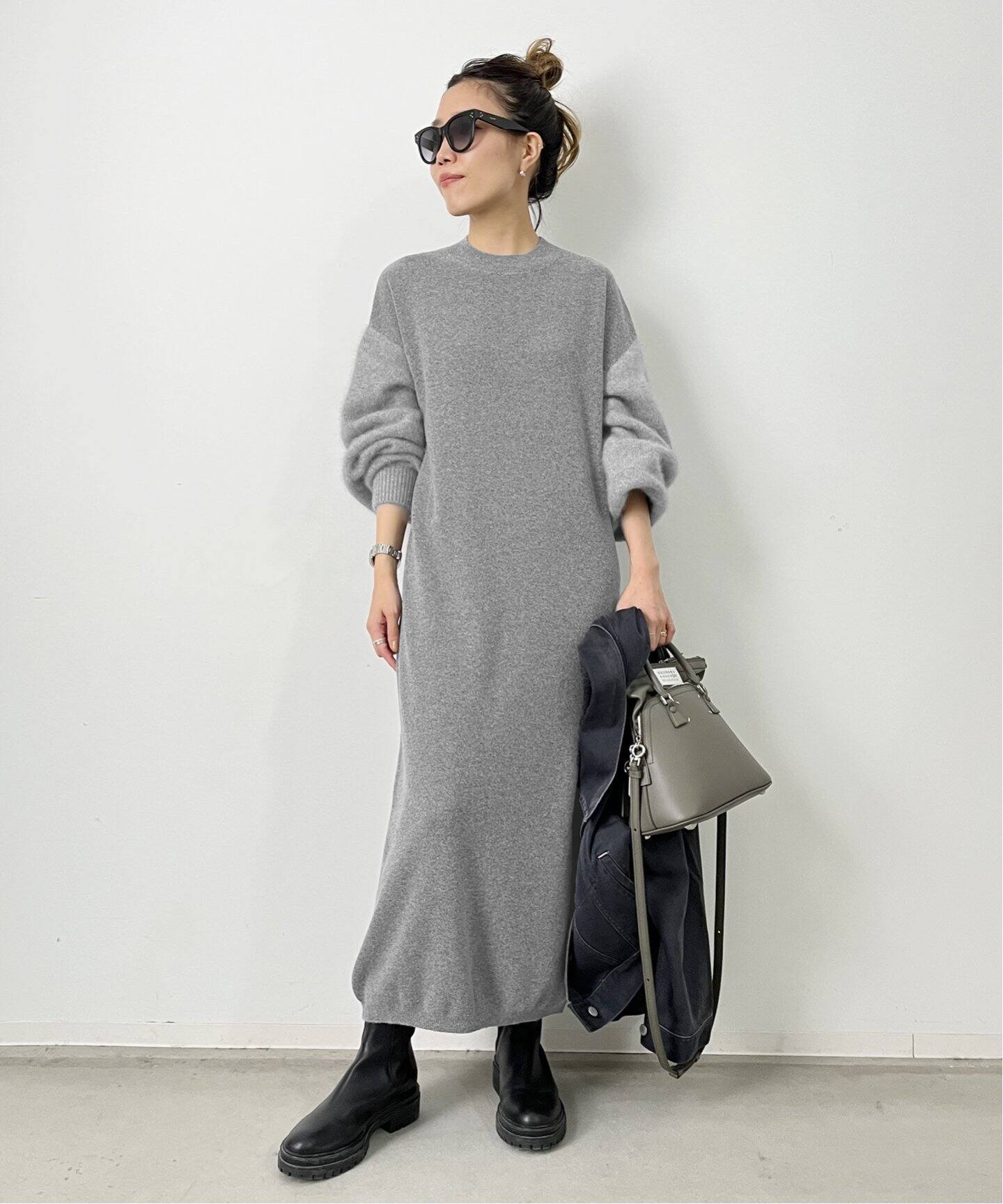Combination Knit Onepiece（ワンピース）｜L 